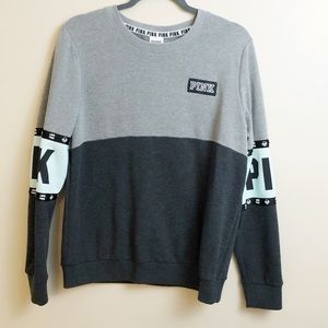Victoria’s Secret Pink colorblock Crewneck